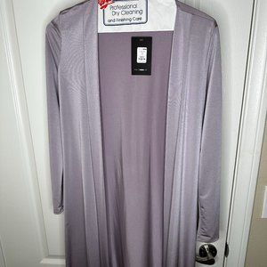 Lavendar Multi-style long sleeve cardigan